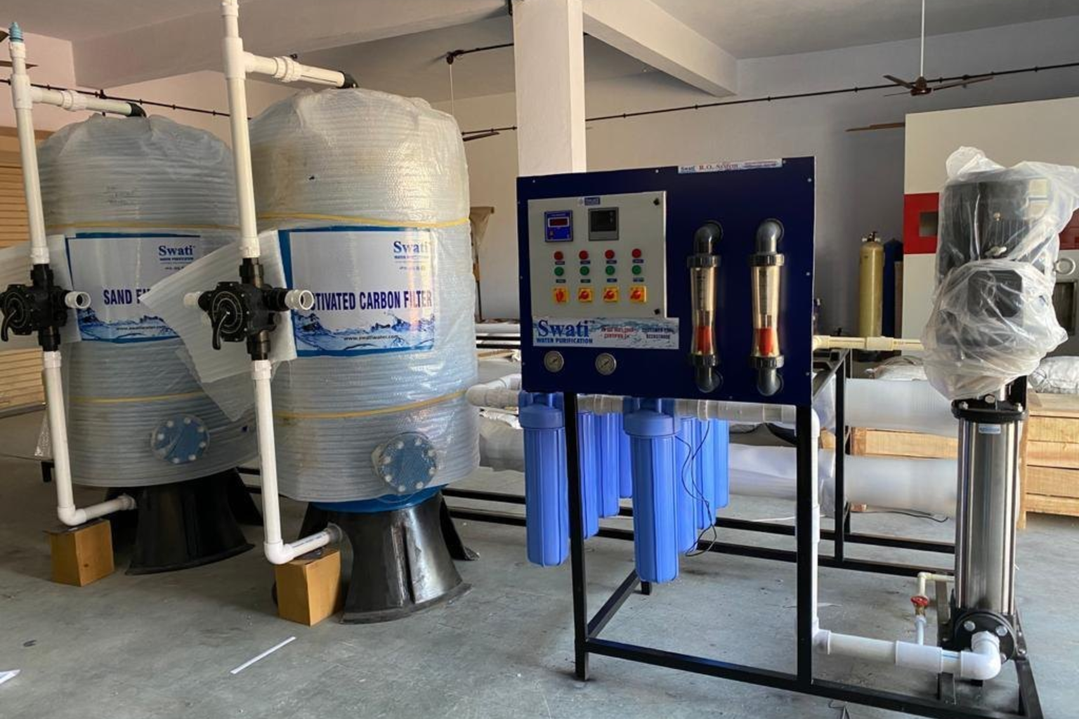 multi‑stage filtration